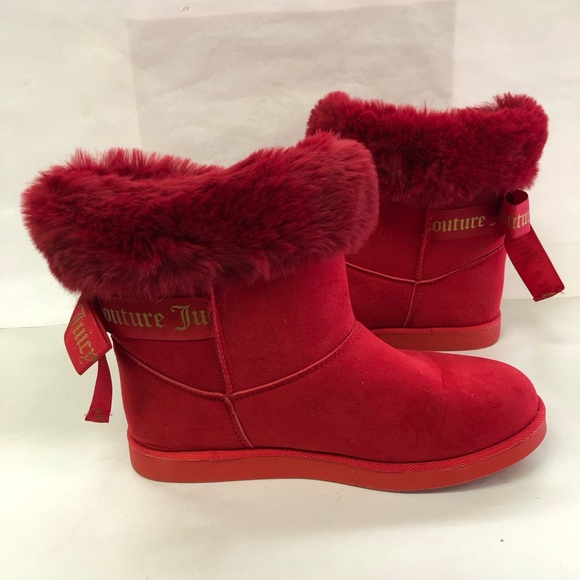 Juicy Couture JC-King red booties size 8 - Picture 4 of 12